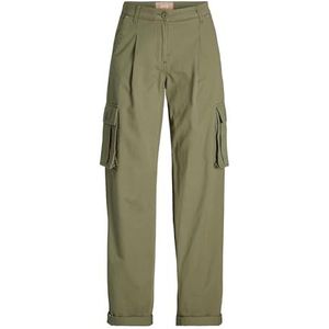 JACK & JONES Jxmaddy RLX Balloon Mw Ankle Pant PNT broek voor dames, groen, L