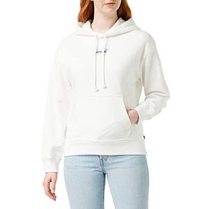 Levi's Graphic Standard Hoodie Vrouwen, Baby Shimmer Batwing White +, XXS