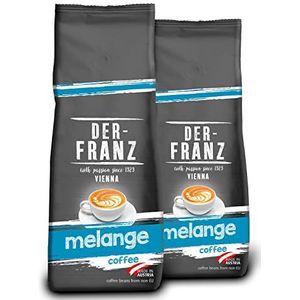 Der-Franz Melange koffie, gemalen, 2 x 500 g