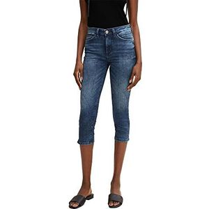 TOM TAILOR Dames Kati Capri Jeans 1030446, 10125 - Random Bleached Blue Denim, 27