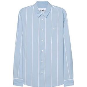 Seidensticker Studio overhemd - regular fit - gemakkelijk te strijken - Kent-kraag - lange mouwen - unisex - 100% katoen, lichtblauw, L