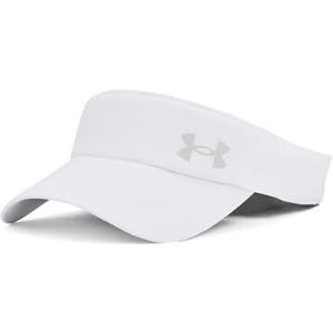 Under Armour Iso-chill Launch Run Vizier voor heren, (100) Wit/Wit/Reflecterend, one size