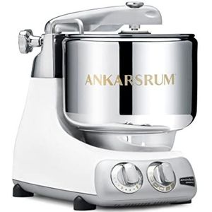 Ankarsrum 6230 WH Assistent originele AKM6230 Kitchen Machine-Mineral White (MW), 1500 W, 7 liter, aluminium, mat wit