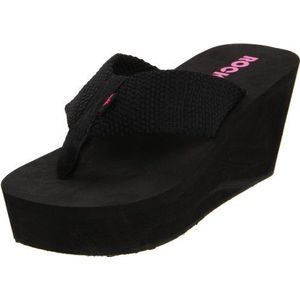 Rocket Dog Women's Diver Flip-Flop, Black, 6 M US