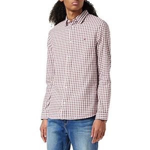 Tommy Jeans Heren Tjm Essential Check Shirt Casual, Wit/Multi Check, L