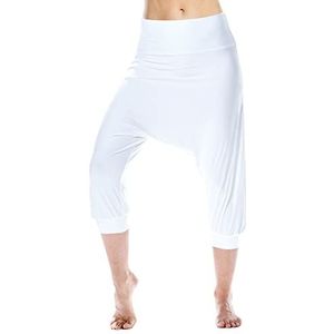 WINSHAPE Functionele lichte en zachte drievoudige harembroek voor dames, HP201LS, ultrazachte stijl, vrije tijd, sport, yoga, workout
