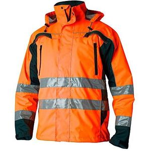 Top Swede 5217-22-03 Model 5217 Hi Vis weerbestendige jas, oranje, maat XS