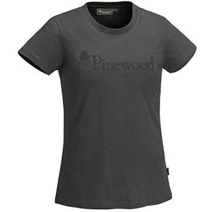 Pinewood Dames Outdoor Life T-shirt, Dark Antraciet, S