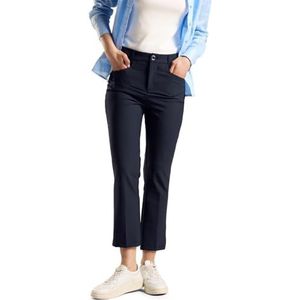STREET ONE 7/8 bootcut-broek, blauw (deep blue), 36W x 26L