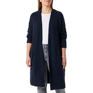 camel active Gebreid damesvest met wolgehalte, nachtblauw, XS