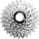 SUN RACE CSR86 8-speed cassette 11-28T, nikkel, uniseks, volwassenen, meerkleurig, standaard