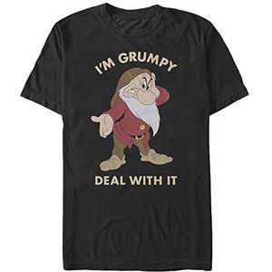 Disney Snow White - Grumpy Deal Unisex Crew neck T-Shirt Black M