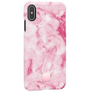 Happy Plugs 9343 Iphone XS Max Hoes, Roze Marmer