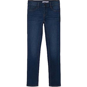 NAME IT Skinny Fit jeans voor meisjes, donkerblauw (dark blue denim), 152 cm