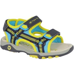 Tom Tailor 5374201 sandalen, marineblauw/geel, 34 EU, marineblauw/geel, 34 EU