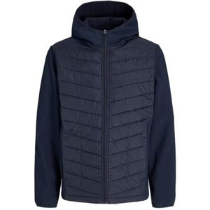 JJ Rebel - JREBGAZING - Gewatteerde Jas - Nachtblauw