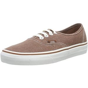 Vans U Authentic Washed, Low-Top Sneakers voor heren, Bruin gewassen Bruin, 44 EU