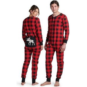 Hatley Union Suit Pyjama Set, Buffalo Plaid, L