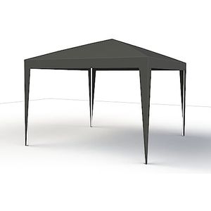 Dakbekleding lichtgrijs voor starter, vouwpaviljoen, 3 x 3 m, overtrek van 160 g/m² polyester, PU-gecoat, lichtgrijs