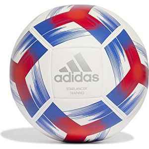 adidas Starlancer Training Voetbalschoenen, White/Silvmt/Red/Solred, 36
