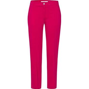 BRAX Dames Style Maron S TECH Cotton Chino Broek, Lipstick PINK, 44, Lipstick pink., 34W / 32L