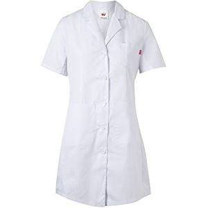 VELILLA 539003; halflange damesbadjas, korte mouwen, wit, maat S, Wit, Estandar