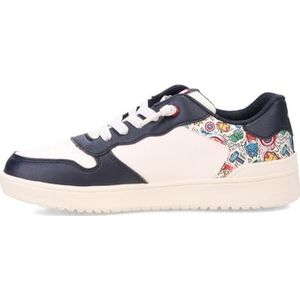 Geox J WASHIBA Boy C Sneaker, Navy/Multicolor, 33 EU, Navy Multicolor, 33 EU