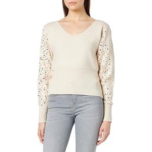 ZITHA Gebreide damestrui, champagne, XS/S