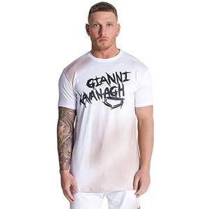 Gianni Kavanagh Wit Camden T-shirt, M heren, Regulable, M