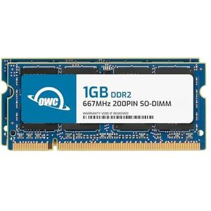 OWC 2x 1GB, PC5300, DDR2, 667MHz 2GB DDR2 667MHz geheugenmodule