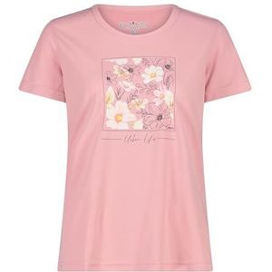 CMP T-shirt voor dames, Roze, 40 NL