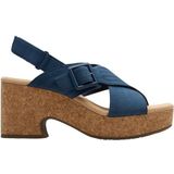 Clarks - Nerisa West - Sandalen - Navy - Kurkzool - Verstelbare Sluiting