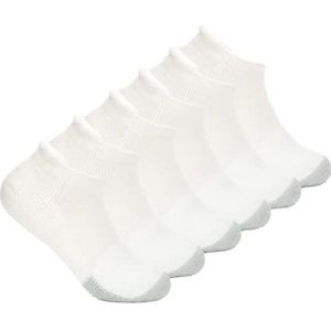 thorlo s J loopsokken, uniseks, wit platina, medium (6 stuks)