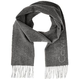 Calvin Klein Heren NALO sjaal, grijs (medium grey), One Size