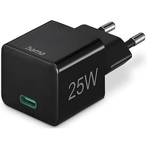 Hama - USB C snellader Power Delivery/Qualcomm, 25 W, zwart