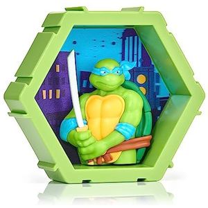 PODS 4D Ninja Leonardo-schildpadden, uniek verzamelfiguur, koppelbaar, die uit hun wereld barst in de jouwe, wanddisplay of plank, speelgoed en geschenken, serie 1 nr. 431