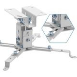 iggual - SPT01 - Plafondbeugel - Wit - Kantel- en Draaifunctie - Maximaal Draaggewicht 20 kg