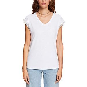 Esprit Collection T-shirt met kanten details, wit, S