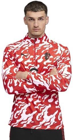 Puma - Ac Milan 25/26 - Sweatshirt - Met Halve Rits