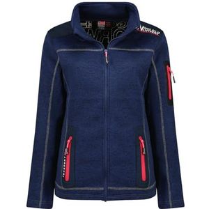 Geographical Norway Tebelle Lady Warme fleece voor dames, met ritssluiting, herfst, winter, lente, warm, lange mouwen, trui, bont, zacht, comfortabel, outdoor (marineblauw S), Marineblauw, S