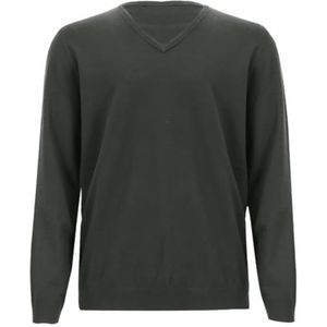 LTB Jeans Moderne herenpullover Catsi-Y in grijs van polyacryl - maat XXL, Charcoal Grey 5656, XXL