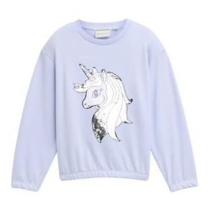 TOM TAILOR Sweatshirt voor meisjes, 35277 - Happy Lilac, 116-122
