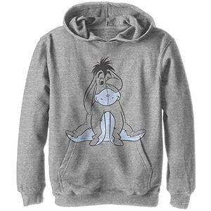 Disney Winnie the Pooh - Basic Sketch Eeyore YTH Hoodie Heather grey 7/8