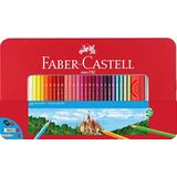 Faber-Castell 115894 - kleurpotlood hexagonaal 60-delig metalen etui