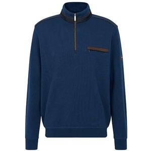 bugatti Sweatshirt voor heren, blauw, L