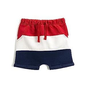 Koton Babyboys Color Contrast Trekkoord Pocket Detail Shorts, marineblauw (720), 3-4 Jaar