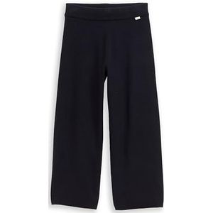 TOM TAILOR - Cozy - Broek - Marine - Wide Leg