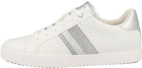 Geox - Blomiee - Sneakers - Zwart - Leerachtig Materiaal