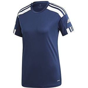 adidas dames T-shirt met korte mouwen Squadra 21 Jersey, team marineblauw / wit, XS