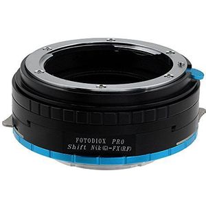Fotodiox Pro Lens Mount Shift Adapter - Nikon Nikkor F Mount G-Type D/SLR Lens naar Fujifilm X-serie spiegelloze camerabehuizing, met ingebouwde diafragma controle wijzerplaat